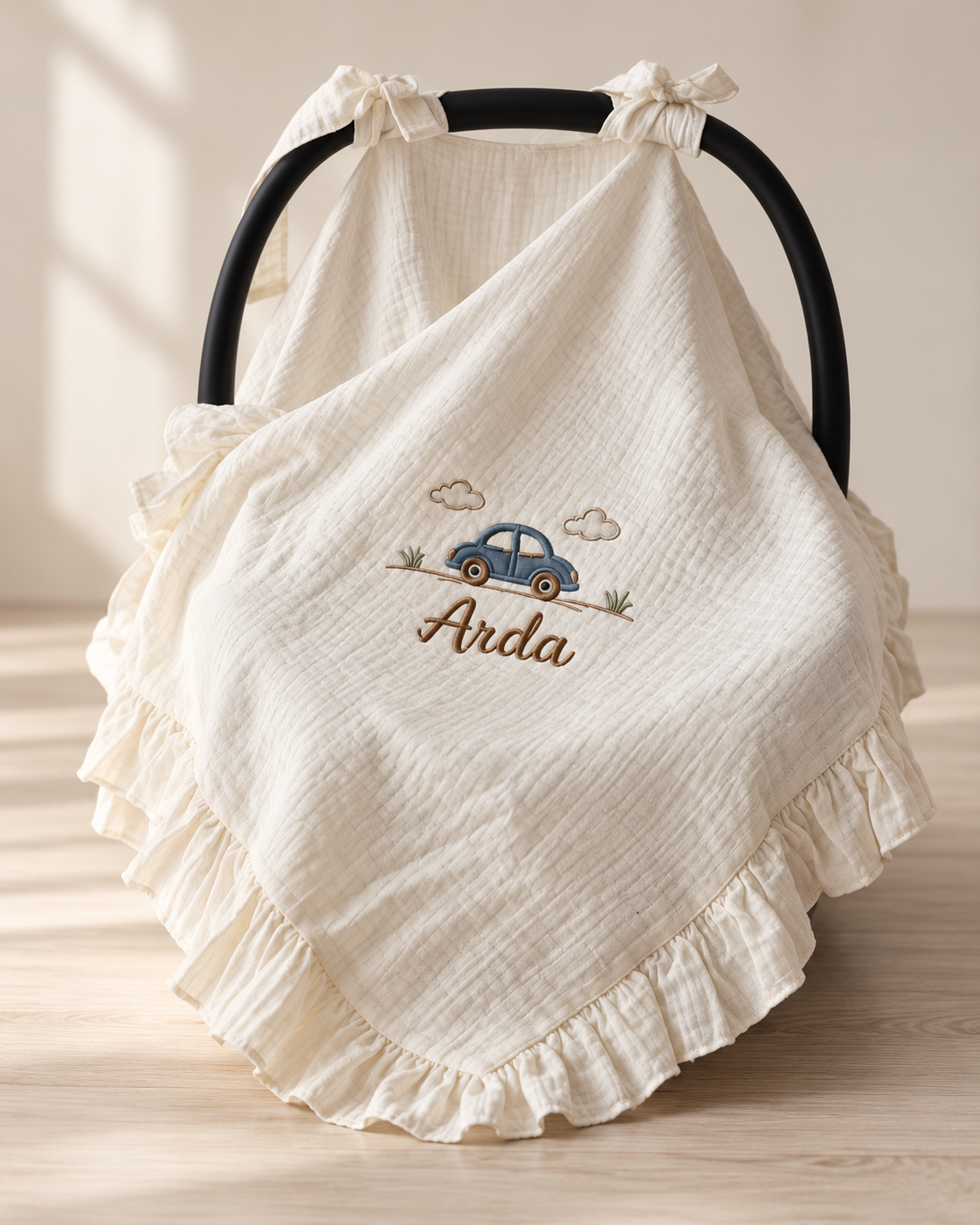 Müslin İsimli Puset Örtüsü 100% Organik Cotton