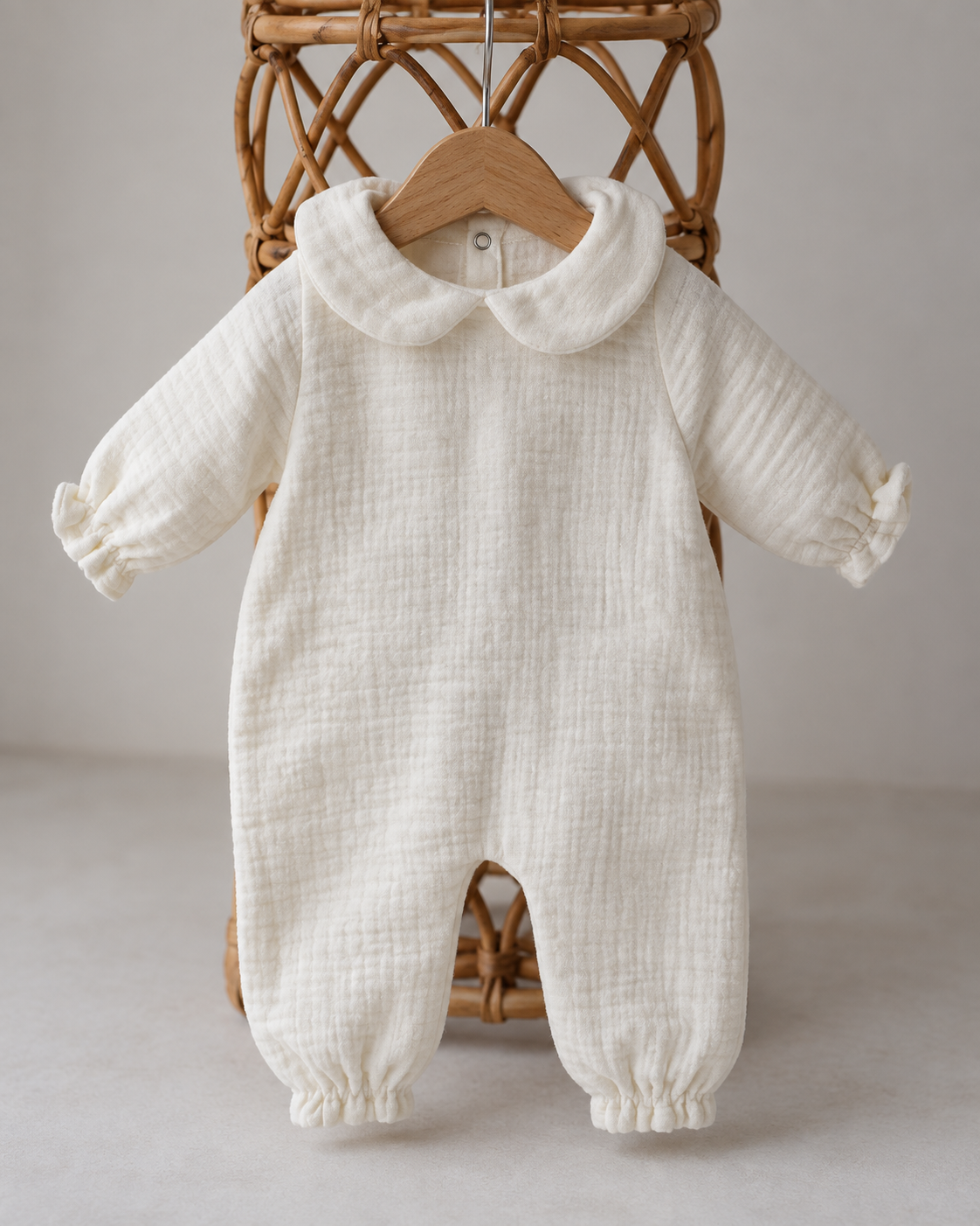 Müslin İsimli Hastane Çıkış Seti 100% Organik Cotton
