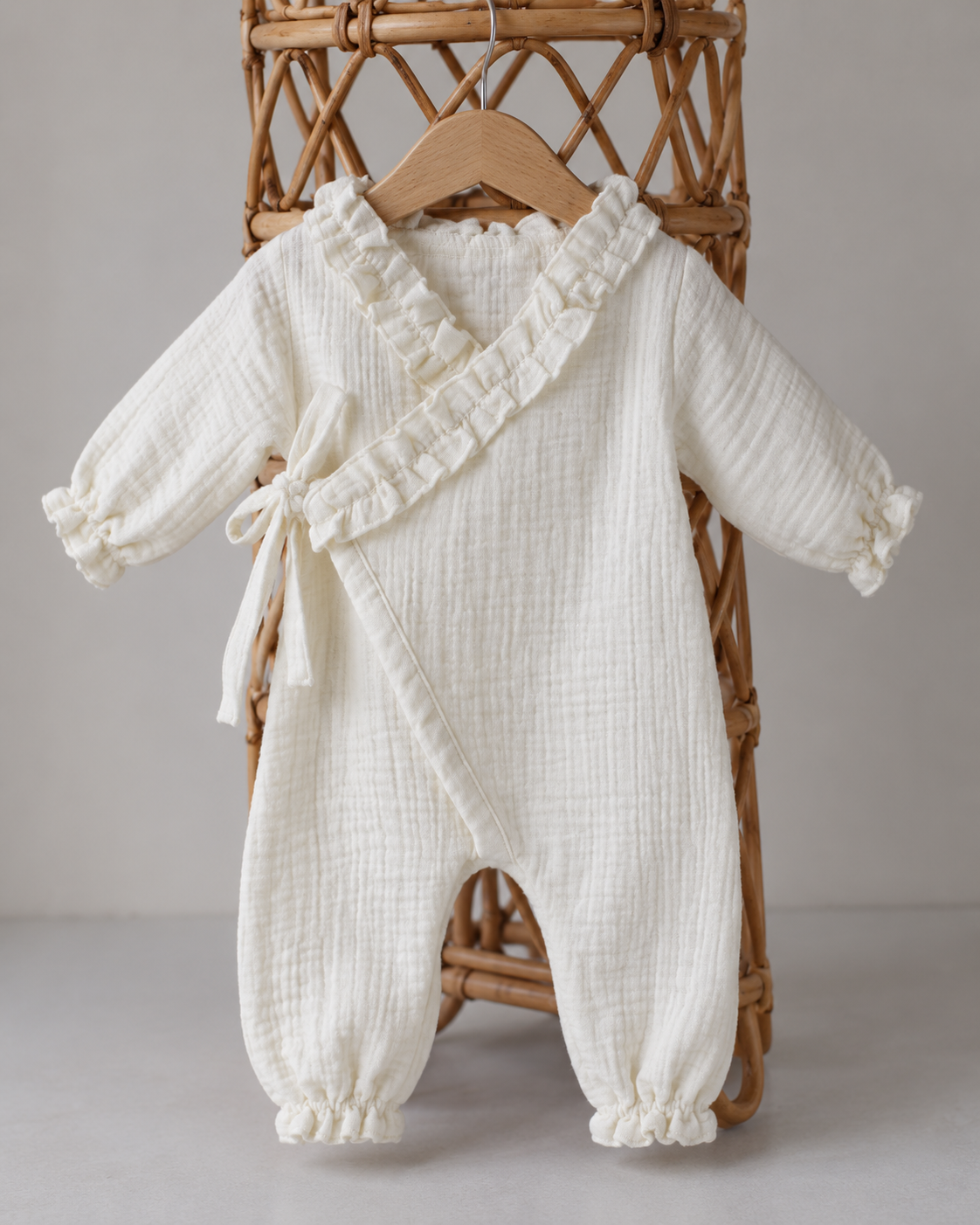 Müslin İsimli Hastane Çıkış Seti 100% Organik Cotton