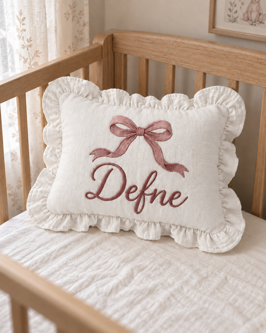 Müslin İçi Dolgulu Yastık 100% Organik Cotton